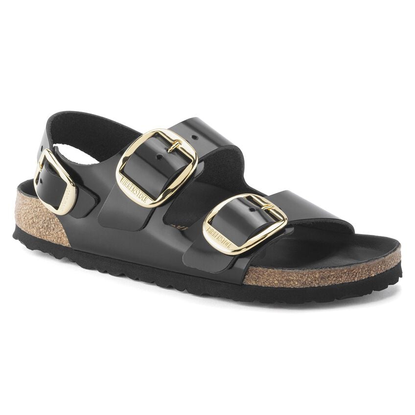 Milano Big Buckle Noir