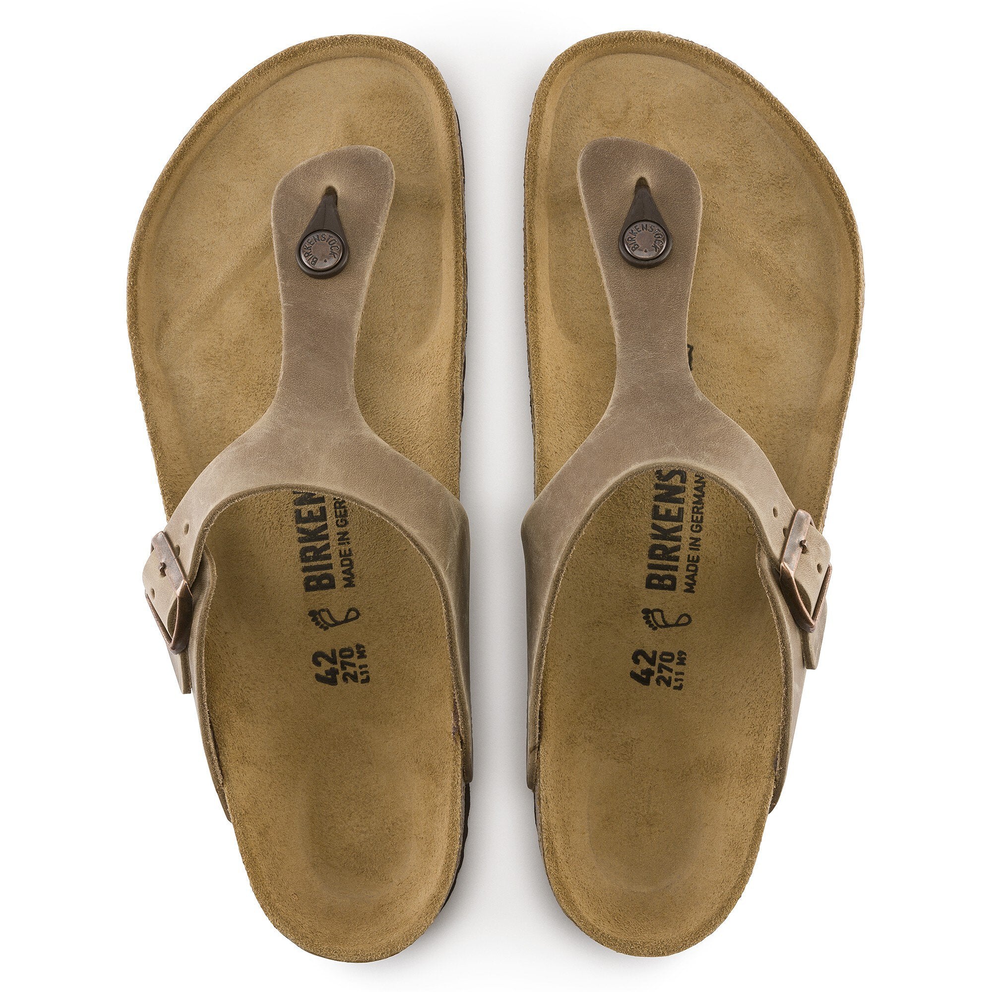 Gizeh Cuir Huilé Tobacco Brown